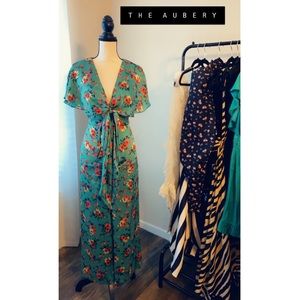 Green Floral Zara Jumpsuit